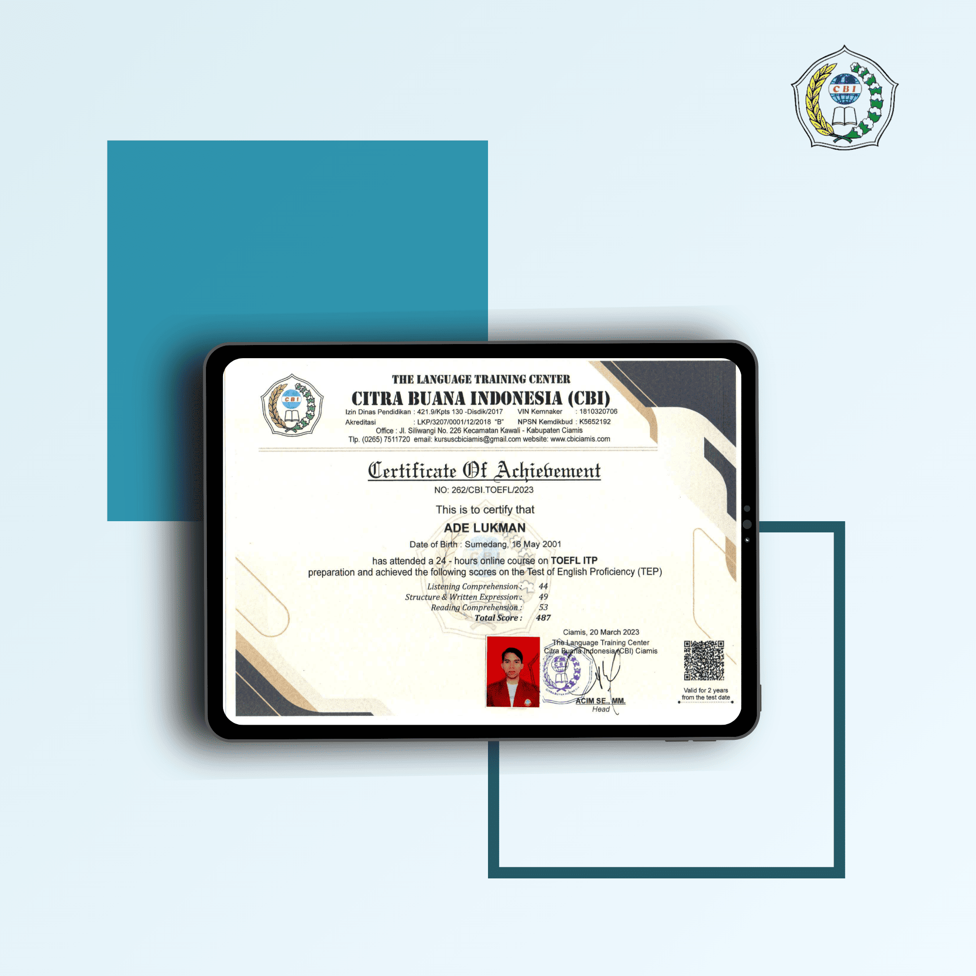 Test of English Proficiency (TEP)